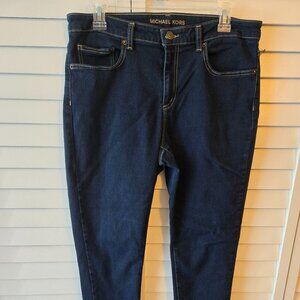 Michael Kors Blue Izzy Skinny Jeans Size 12
